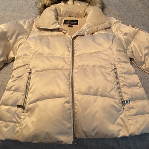 NWOT Zero Xposur size large cream color coat - Picture 2 of 5